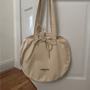 Orseund Iris Canvas Circle Tote